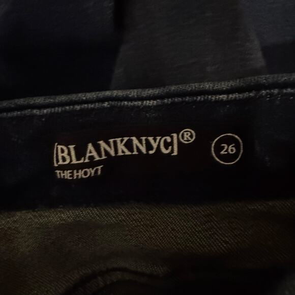 Blank NYC The Hoyt High Rise Mini Flare Jeans Blue Denim NWT Size 26 - Picture 9 of 9